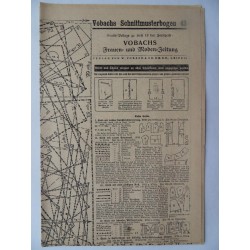 Vobachs Frauen- und Moden-Zeitung Heft 19 / 1923/24 - Mit Schnittbogen