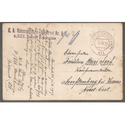 AK - Foto I WK - Feldpostamt 611 - 1917 - K. K. Kais. Schütz. Reg. I