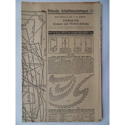 Vobachs Frauen- und Moden-Zeitung Heft 17 / 1923/24 - Mit Schnittbogen