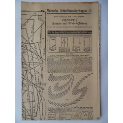 Vobachs Frauen- und Moden-Zeitung Heft 17 / 1923/24 - Mit Schnittbogen