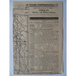 Vobachs Frauen- und Moden-Zeitung Heft 20 / 1923/24 - Mit Schnittbogen