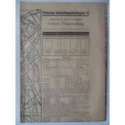 Vobachs Frauenzeitung Heft 24 / 1923/24 - Mit Schnittbogen