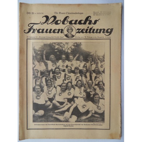 Vobachs Frauenzeitung Heft 25 / 1923/24 - Mit Schnittbogen