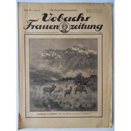 Vobachs Frauenzeitung Heft 37 / 1923/24 - Mit Schnittbogen1