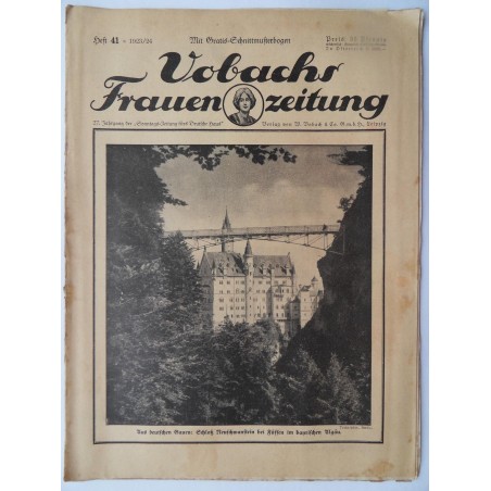 Vobachs Frauenzeitung Heft 41 / 1923/24 - Mit Schnittbogen