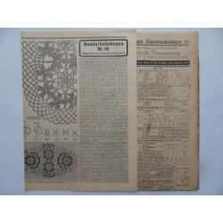 Vobachs Frauenzeitung Heft 43 / 1923/24 - Mit Schnittbogen