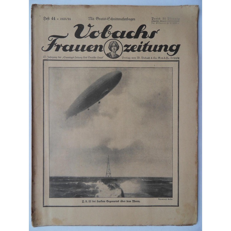 Vobachs Frauenzeitung Heft 44 / 1923/24 - Mit Schnittbogen