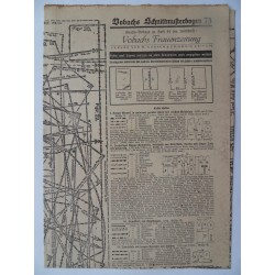 Vobachs Frauenzeitung Heft 44 / 1923/24 - Mit Schnittbogen
