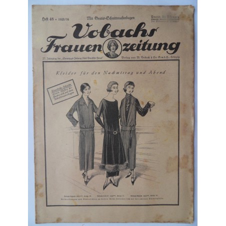 Vobachs Frauenzeitung Heft 48 / 1923/24 - Mit Schnittbogen