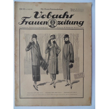 Vobachs Frauenzeitung Heft 50 / 1923/24 - Mit Schnittbogen