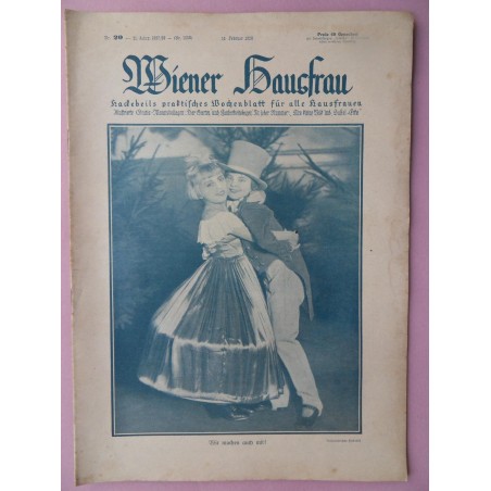 Wiener Hausfrau Heft 20 / 1927/28 - ohne Schnittbogen