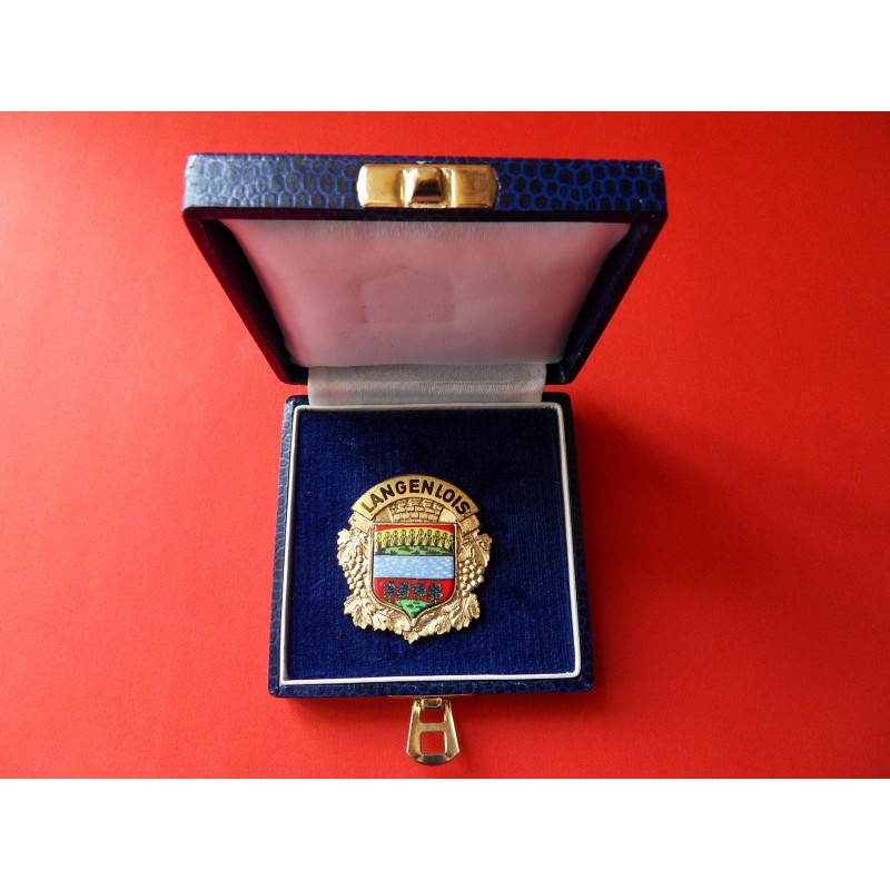 Abzeichen Langenlois im Etui Abzeichen Langenlois im Etui