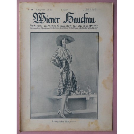 Wiener Hausfrau Heft 42 / 1926/27 - ohne Schnittbogen