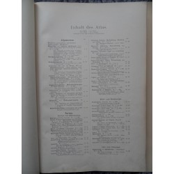 Andree´s Handatlas in 126 Haupt - und 193 Nebenkarten von 1901 (Vierte Auflage)
