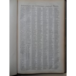 Andree´s Handatlas in 126 Haupt - und 193 Nebenkarten von 1901 (Vierte Auflage)