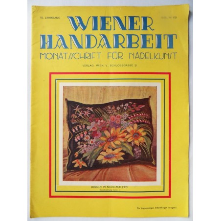 Wiener Handarbeit Monatsschrift für Nadelkunst 1935 - Nr. 110 mit Arbeitsbogen