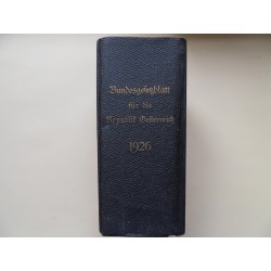 Bundesgesetzblatt für die Republik Österreich 1926