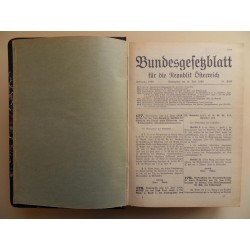 Bundesgesetzblatt für die Republik Österreich 1928