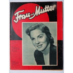 Modezeitschrift Frau und Mutter 1950 - Nr.2 mit Schnittbogen1