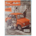 Modezeitschrift Frau und Mutter 1958 Erstes Juniheft mit Schnittbogen