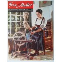 Modezeitschrift Frau und Mutter 1961 Erstes Novemberheft mit Schnittbogen