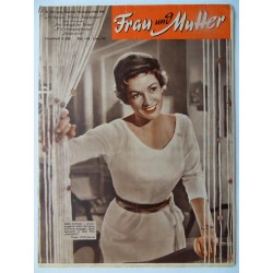 Modezeitschrift Frau und Mutter 1957 Zweites Novemberheft mit Arbeitsbogen1