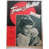 Modezeitschrift Frau und Mutter 1955 Erstes Dezemberheft mit Schnittbogen1