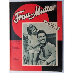 Modezeitschrift Frau und Mutter 1954 - Nr.7 mit Schnittbogen1