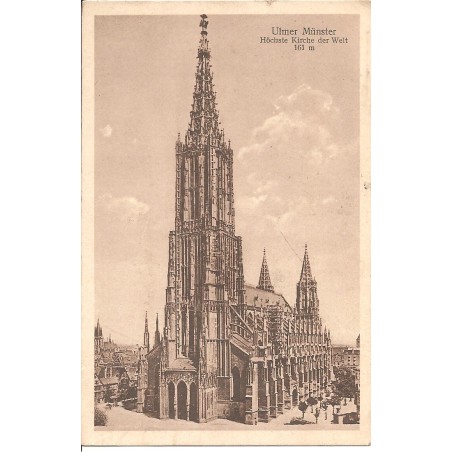 AK - Ulmer Münster - Höchste Kirche der Welt (BW)