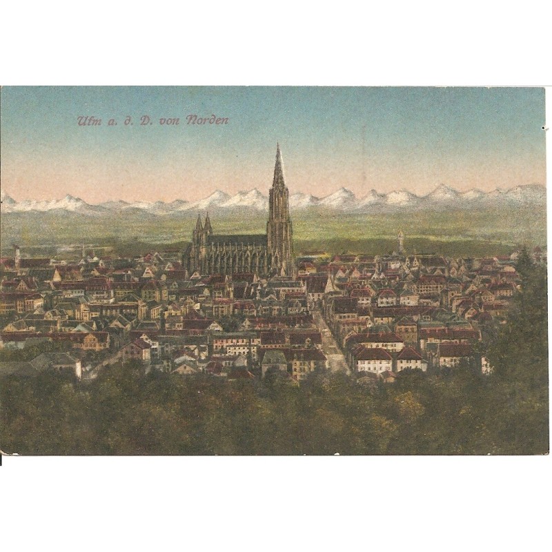 AK - Ulm a. d. D. von Norden