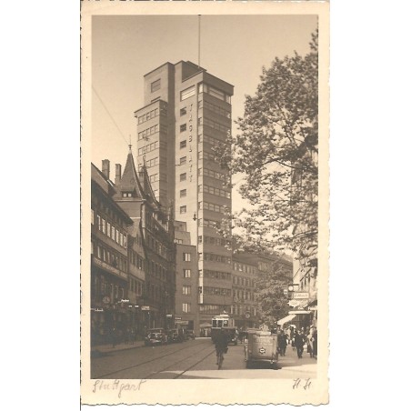AK - Stuttgart -Tagblatt-Turm