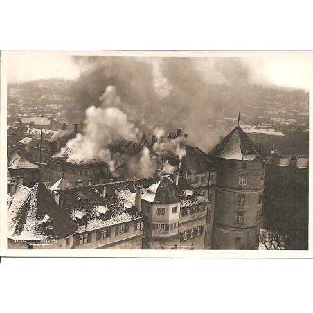 AK - Stuttgart - Dachbrand