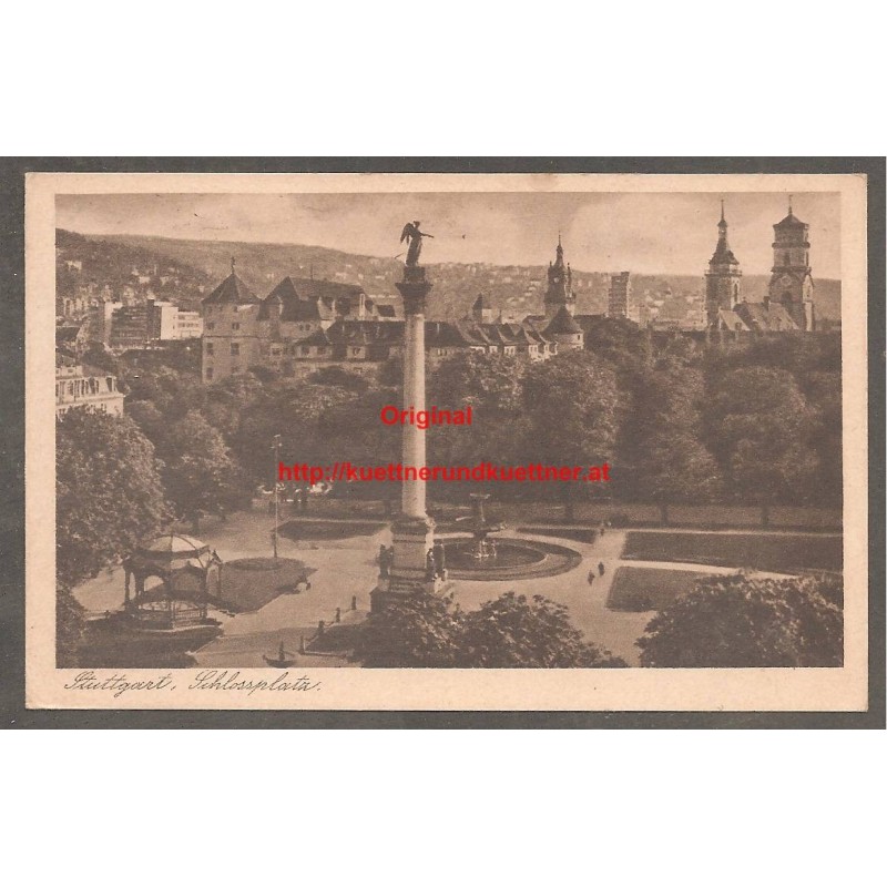 AK - Stuttgart - Schlossplatz