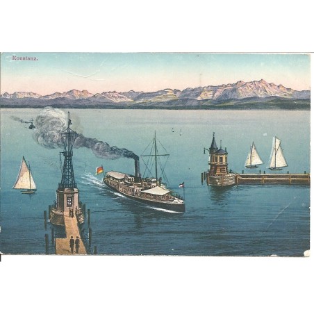 AK - Konstanz - Hafen