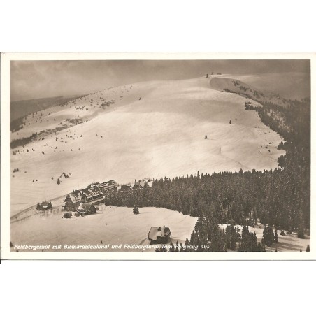 AK - Feldberg i. Schwarzwald vom Flugzeug aus