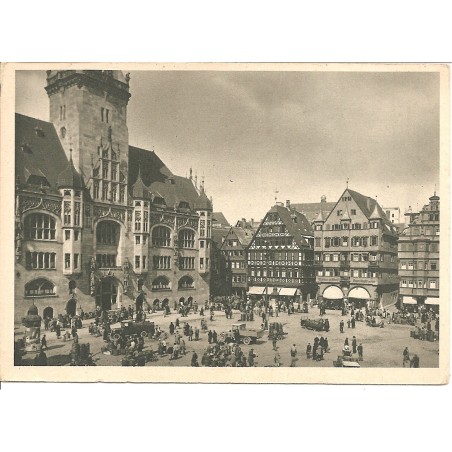AK - Stuttgart - Marktplatz mit alten Giebelhäusern