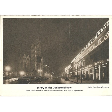 AK - Berlin, an der Gedächtniskirche