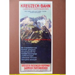 Prospekt Garmisch-Partenkirchen Kreuzeck-Bahn