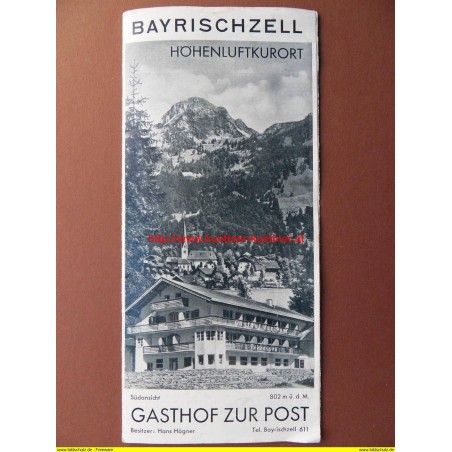 Prospekt Bayrischzell - Gasthof zur Post
