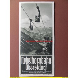 Prospekt Nebelhornbahn Oberstdorf