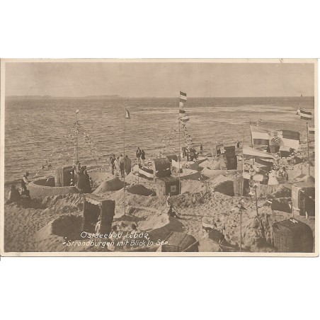 AK - Ostseebad Laboe - Strandburgen mit Blick in See (SH)