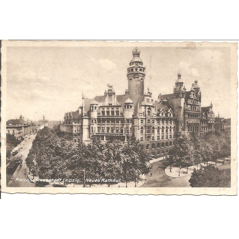 AK - Reichsmessestadt Leipzig, Neues Rathaus