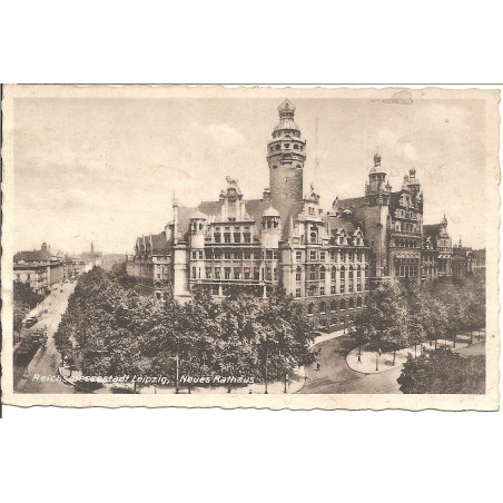 AK - Reichsmessestadt Leipzig, Neues Rathaus
