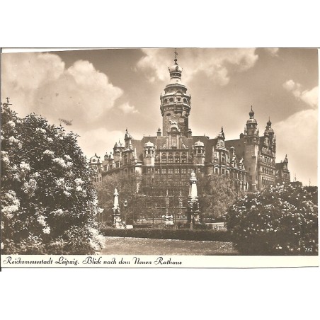 AK - Reichsmessestadt Leipzig, Blick nach dem Neuen Rathaus (SN)