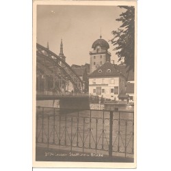 AK - Leoben - Stadtturm u. Brücke