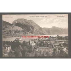 AK - Gmunden - Traunstein und Schloß Ort