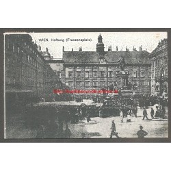  	AK - Wien - Hofburg (Franzensplatz) 1915