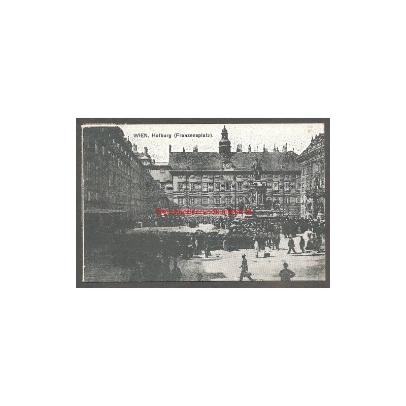 AK - Wien - Hofburg (Franzensplatz) 1915