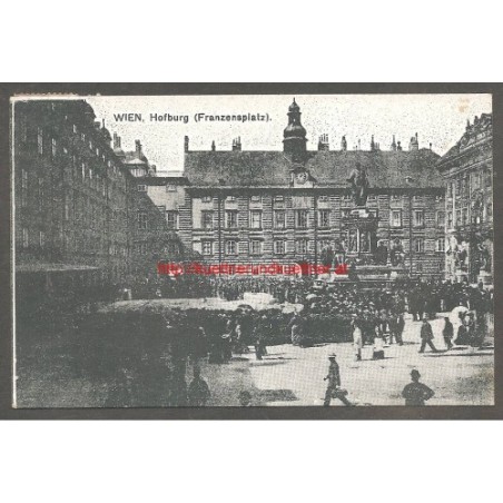 AK - Wien - Hofburg (Franzensplatz) 1915