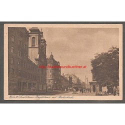 AK - Wien III - Landstrasse-Hauptstrasse mit Rochuskirche